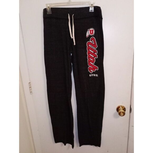 Campus Lifestyle Utah Utes Men's Large Drawstring Sweatpants Gray College Lounge - Picture 1 of 6